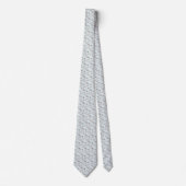Nautic Pattern Neck Tie Krawatte (Vorderseite)