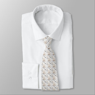 Nautic Pattern Neck Tie Krawatte