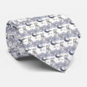 Nautic Pattern Neck Tie Krawatte (Gerollt)