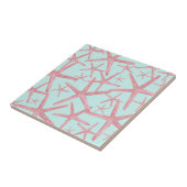 Nautic Pattern Starfish Beach House Fliese (Seite)