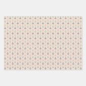 Nautic Personalisiert Birthday Wrapping Sheets Geschenkpapier Set (Vorderseite 3)