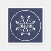 Nautic Personalisiert Serviette (Vorderseite)