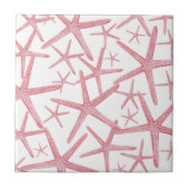 Nautic Pink Beach House Fliese (Vorderseite)