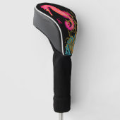 Nautic Pink White Marine Seepferd Golf Headcover (angewinkelt)