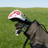 Nautic Pink White Marine Seepferd Golf Headcover (In SItu)