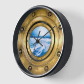 Nautic Porthole Clock Uhr (Winkel)