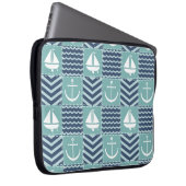 Nautic Quilt Laptop Sleeve (Vorne Rechts)