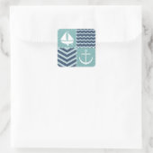 Nautic Quilt Sticker (Tasche)