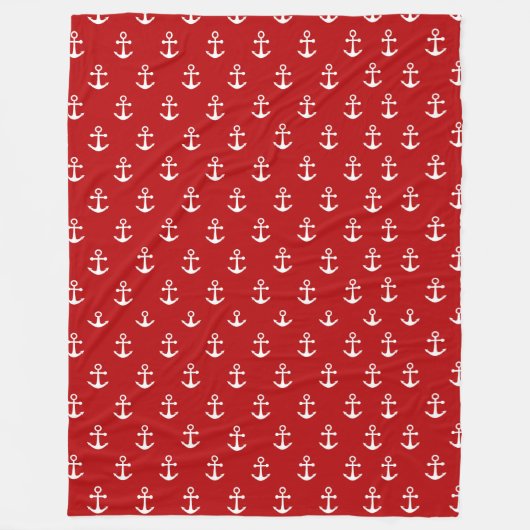 Nautic Red Fleecedecke (Vorderseite)