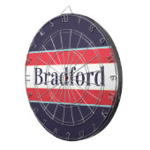 Nautic Red White Blue Dartboard Dartscheibe (Vorderseite rechts)
