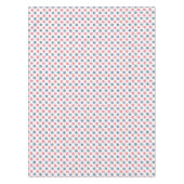 Nautic Red White Blue Fun Patriotic Feier Tischdecke (Vorderseite)