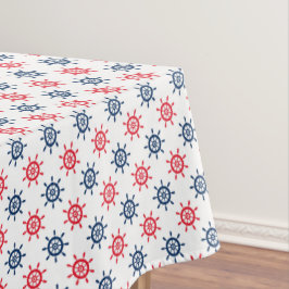 Nautic Red White Blue Fun Patriotic Feier Tischdecke