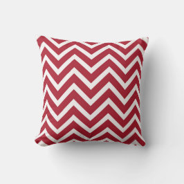 Nautic Red Zig Zag Kopfkissen Kissen