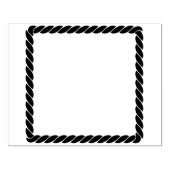 Nautic Rope Drehung Cartoon Square Border Gummistempel (Prägung)