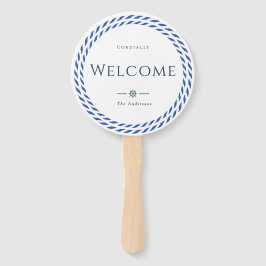Nautic Rope Formal Welcome White Fächer