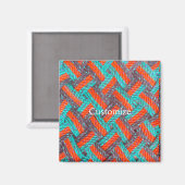 Nautic Rope Mat Thunder_Cove Magnet (Vorderseite/Rückseite)
