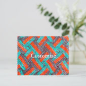 Nautic Rope Mat Thunder_Cove Postkarte (Stehend Vorderseite)