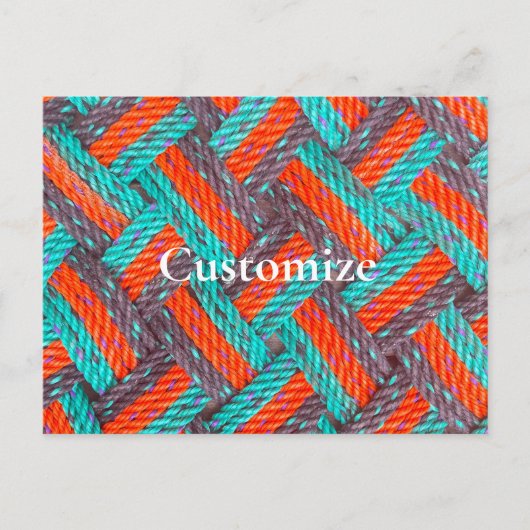 Nautic Rope Mat Thunder_Cove Postkarte (Vorderseite)
