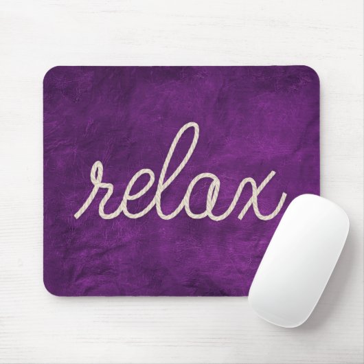 Nautic Rope Relax auf Lila Maus Pad Mousepad (Mit Mouse)