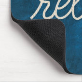 Nautic Rope Relax on Blue Mousepad (Ecke)