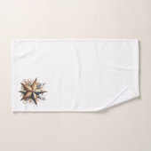 Nautic Rustic Star Badhandtuch Set (Handtuch)