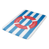 Nautic Safe Circle Monogram Large Bath Mat Badematte (Schrägansicht)