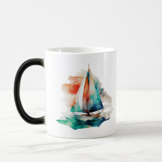 Nautic Sail Boat Coffee Tasse