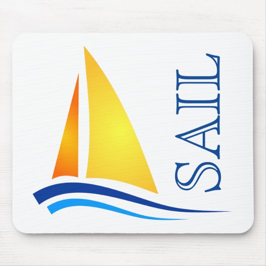 Nautic Sail Modern Mousepad (Vorne)