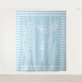 Nautic Sailboat Junggeselinnen-Abschied gestern To Wandteppich (Vorderseite)