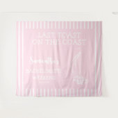 Nautic Sailboat Junggeselinnen-Abschied gestern To Wandteppich (Vorderseite (Horizontal))