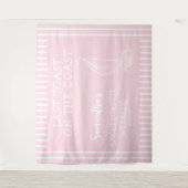 Nautic Sailboat Junggeselinnen-Abschied gestern To Wandteppich (Vorderseite)