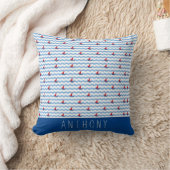 Nautic Sailboat Personalisiert Kissen (Decke)