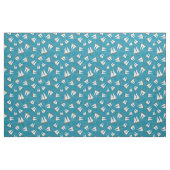 Nautic Sailboat Sailing Adventure Blue Stoff (Fat Quarter (45,7 x 55,9 cm))