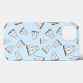 Nautic Sailboat Sailing Adventure Light Blue Case-Mate iPhone Hülle (Rückseite (Horizontal))