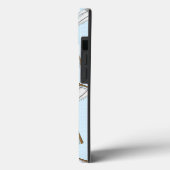 Nautic Sailboat Sailing Adventure Light Blue Case-Mate iPhone Hülle (Rückseite / Links)