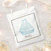 Nautic Sailboat Upsherin Geschenktütchen (Ausgeschnitten)