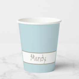 Nautic Sailboat Upsherin Pappbecher