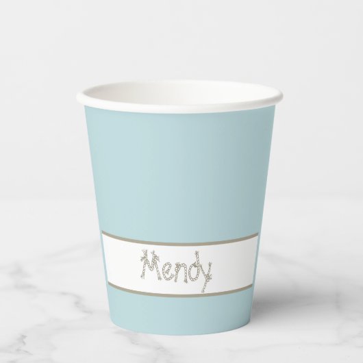 Nautic Sailboat Upsherin Pappbecher (Vorderseite)