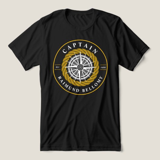 Nautic Sailing Tri-Blend Shirt (Design Vorderseite)