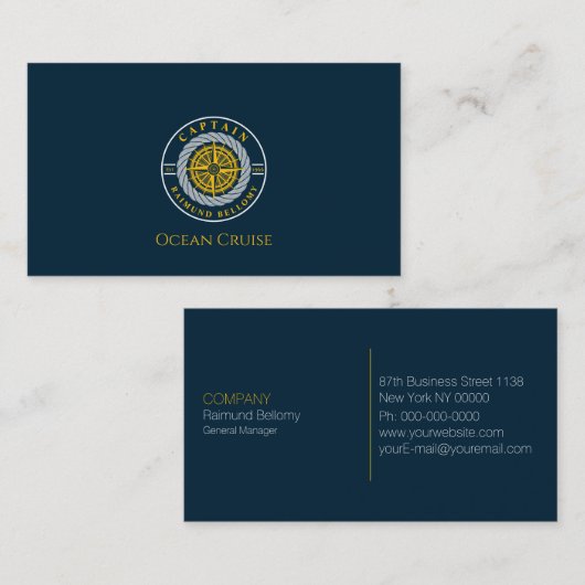 Nautic Sailing Visitenkarte (Vorne/Hinten)