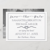 Nautic Save the Date | Die Bindung des Knotens (Vorne/Hinten)