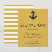 Nautic Save the Date | Hochzeit (Vorne/Hinten)