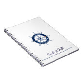 Nautic Schiff Hochzeit Gästebuch-Notebook Notizblock (Rechte Seite)