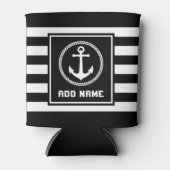 Nautic Sea Anchor Ihr Name oder Boot entzogen Dosenkühler (Vorderseite)