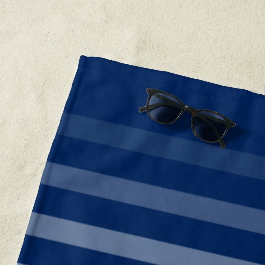 Nautic Sea Anchor Ihr Name oder Boot Navy Blue Strandtuch (Beispiel)