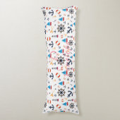 Nautic Sea Segelboot Leuchtturm Beete Seitenschläferkissen (Vorderseite Vertikal)