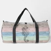 Nautic Seashells Large Duffel Bag Duffle Bag (Rückseite)