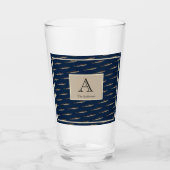 Nautic Sharks Navy Blue Sand Tan Glas (Vorderseite)