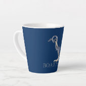 Nautic Spirit Anchor Dolphin Navy Blue Milchtasse (Linke Ecke)