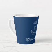 Nautic Spirit Anchor Navy Blue Milchtasse (Linke Ecke)